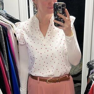 Short sleeve Heart blouse